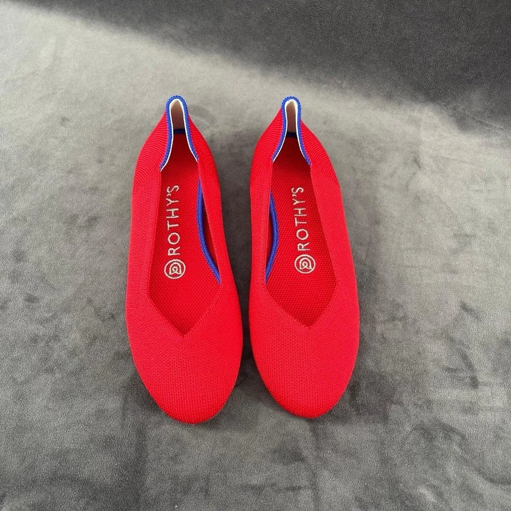 Rothy's Women's Flats Red/Blue Size W7.5 US / 38 EU – New Without Box